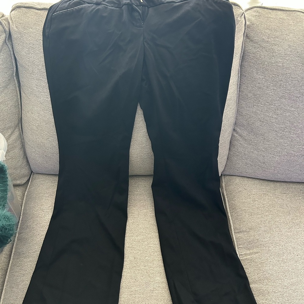Alfani Black Classic Trousers Straight Leg
